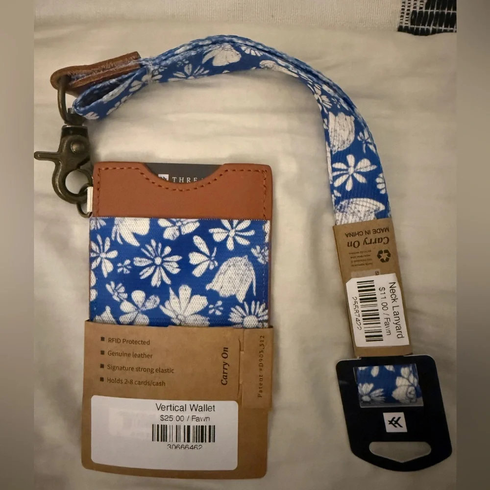 NWT Thread Wallet & Lanyard - Picture 2 of 4
